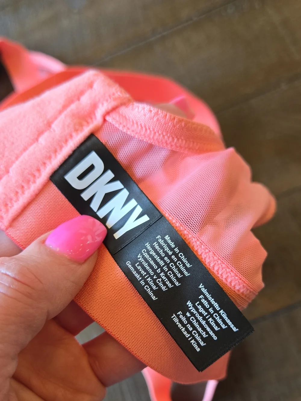 NEW DKNY Sheer Cup Bralette Retail $42